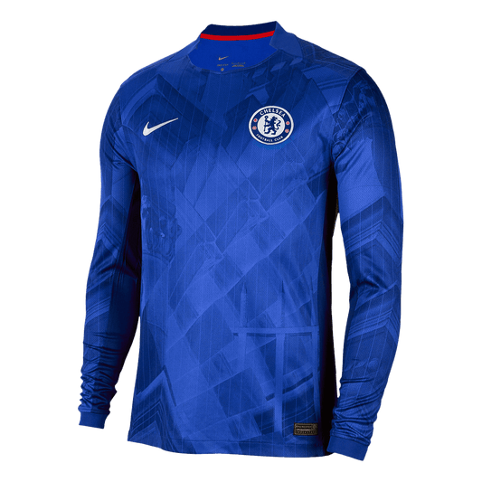 Camiseta de fútbol de manga larga del Chelsea Home 2025/26 Azul