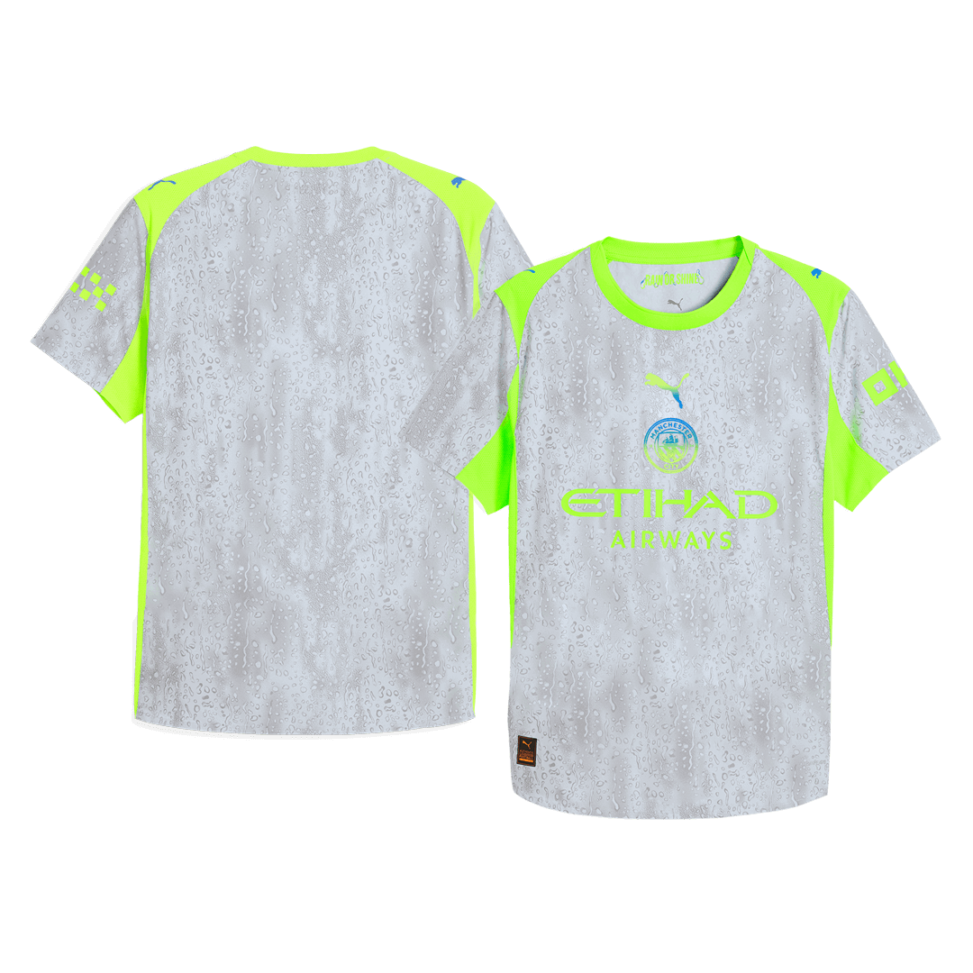 Camiseta de fútbol de visitante del Manchester City 2025/26 (auténtica)