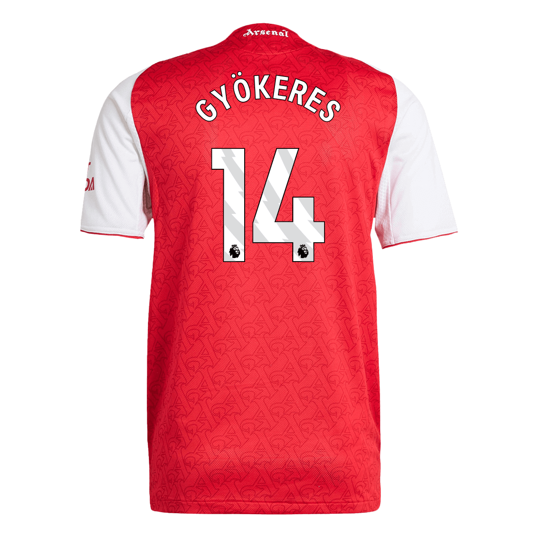 Auténtica camiseta de fútbol GYÖKERES #14 Arsenal Primera equipación 2025/26 Roja