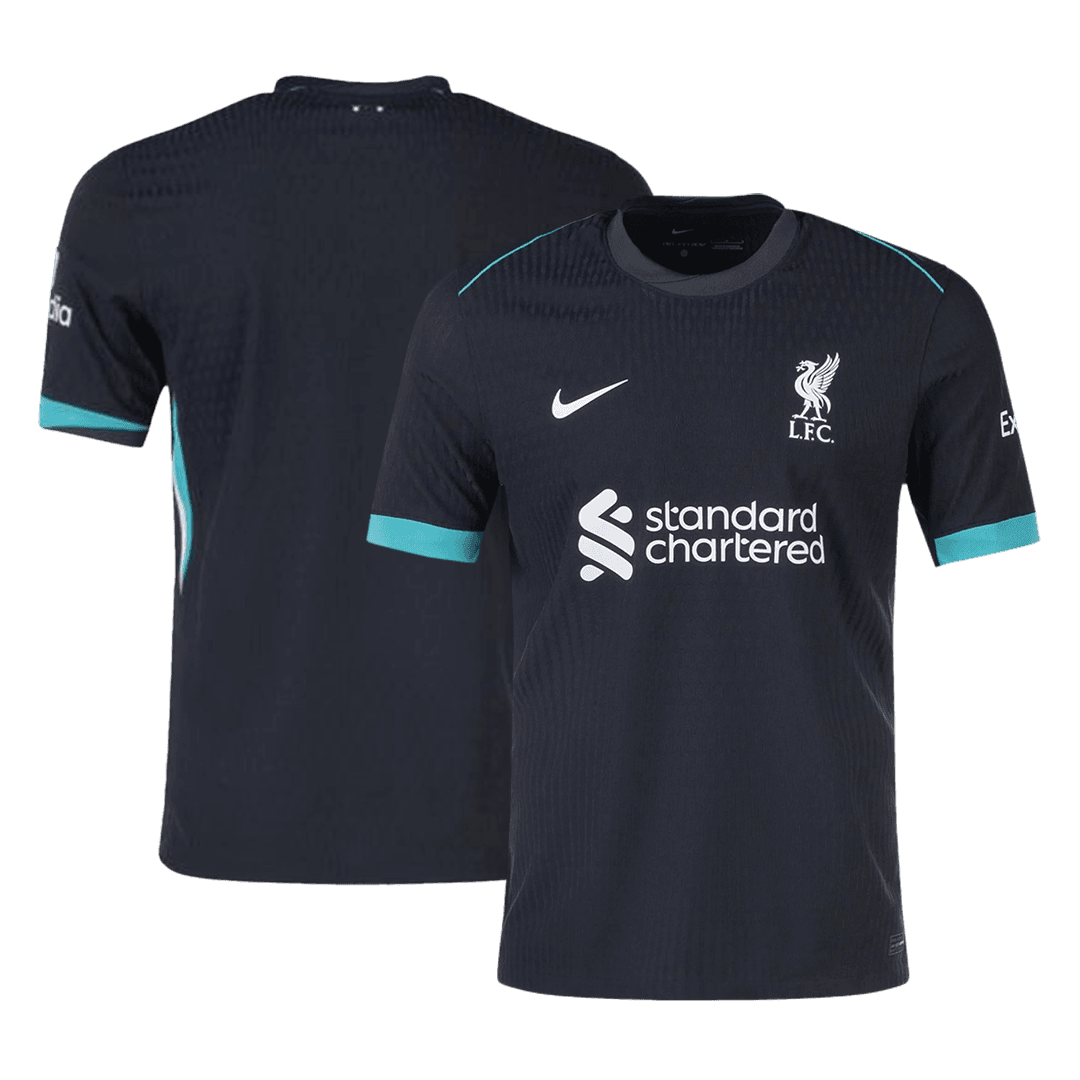 Camiseta de fútbol visitante auténtica del Liverpool 2024/25