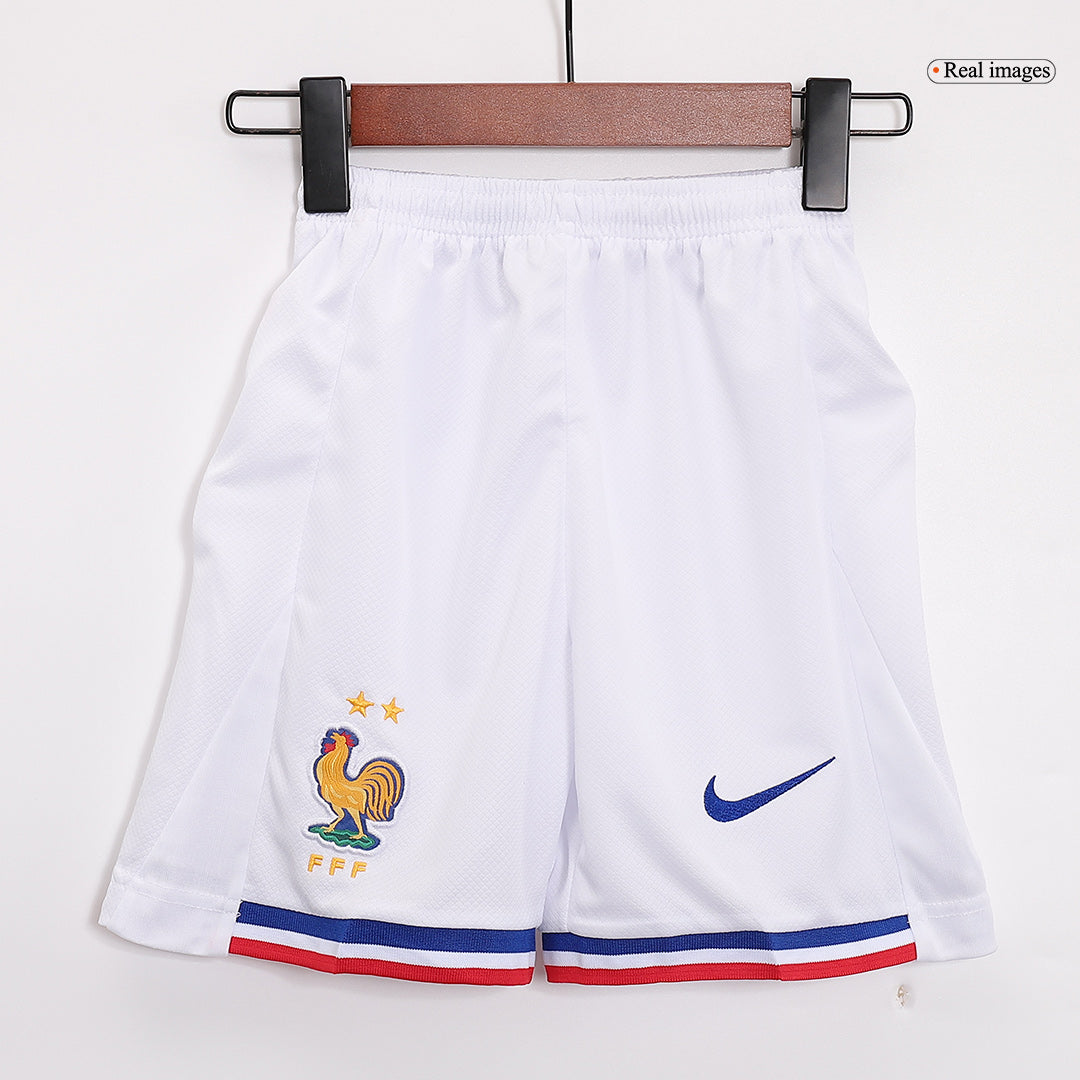 Kit de fútbol local de Francia para niños (camiseta y pantalón corto) Eurocopa 2024
