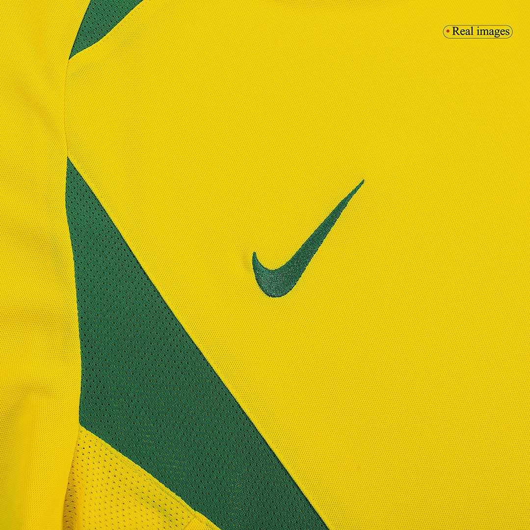 Camiseta retro de fútbol local de Brasil 2002/03