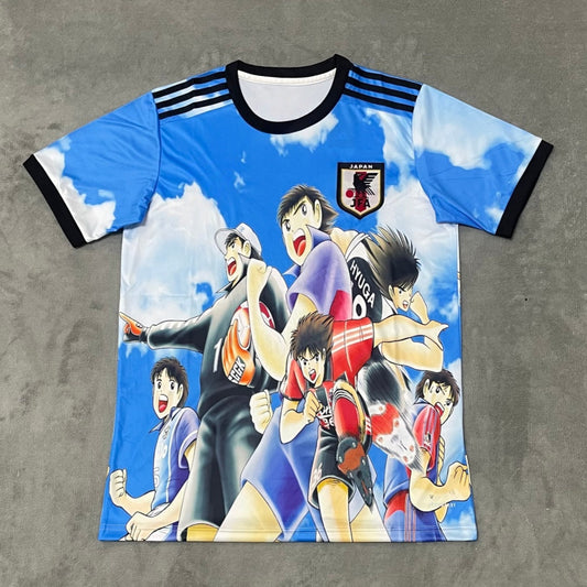 Camiseta azul especial de anime japonés 25/26