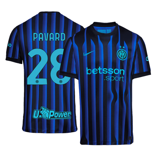 Camiseta de fútbol local PAVARD #28 del Inter de Milán 2025/26