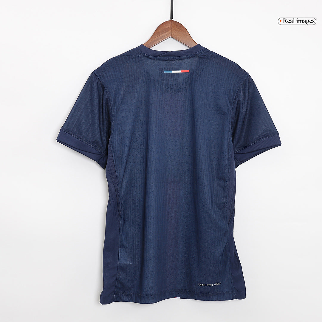 Camiseta de fútbol local auténtica BARCOLA #29 PSG 2024/25 azul marino
