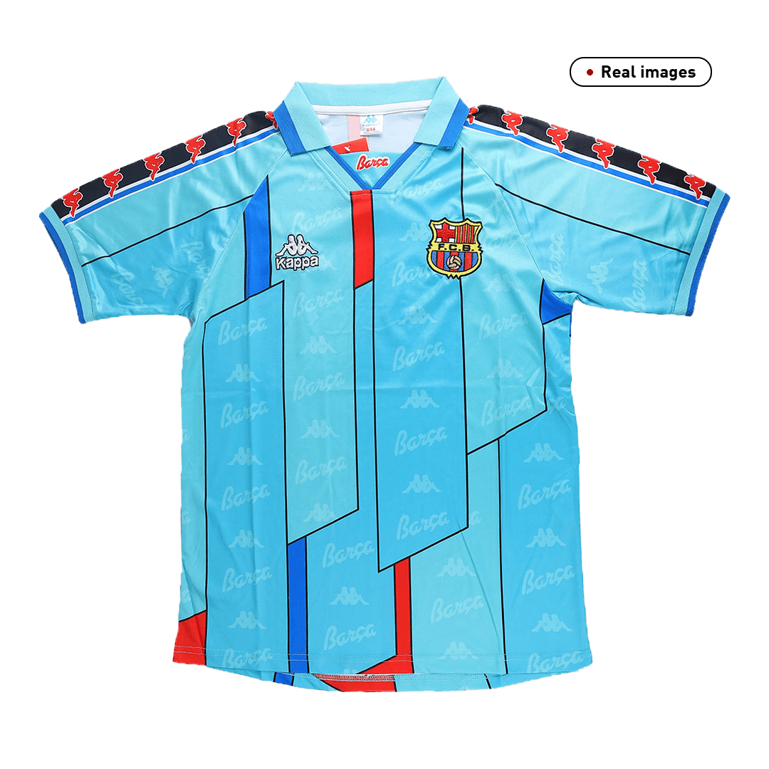 Camiseta retro de fútbol visitante del Barcelona 1996/97