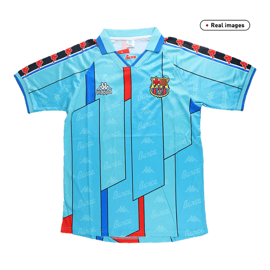 Camiseta retro de fútbol visitante del Barcelona 1996/97