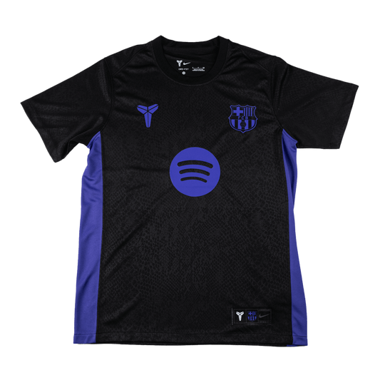 Camiseta de entrenamiento prepartido del Barcelona x Kobe Bryant 25/26, negra