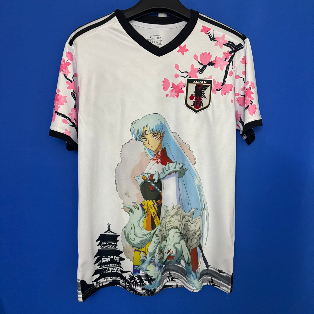 Camiseta de anime japonés 25/26, nueva especial blanca B