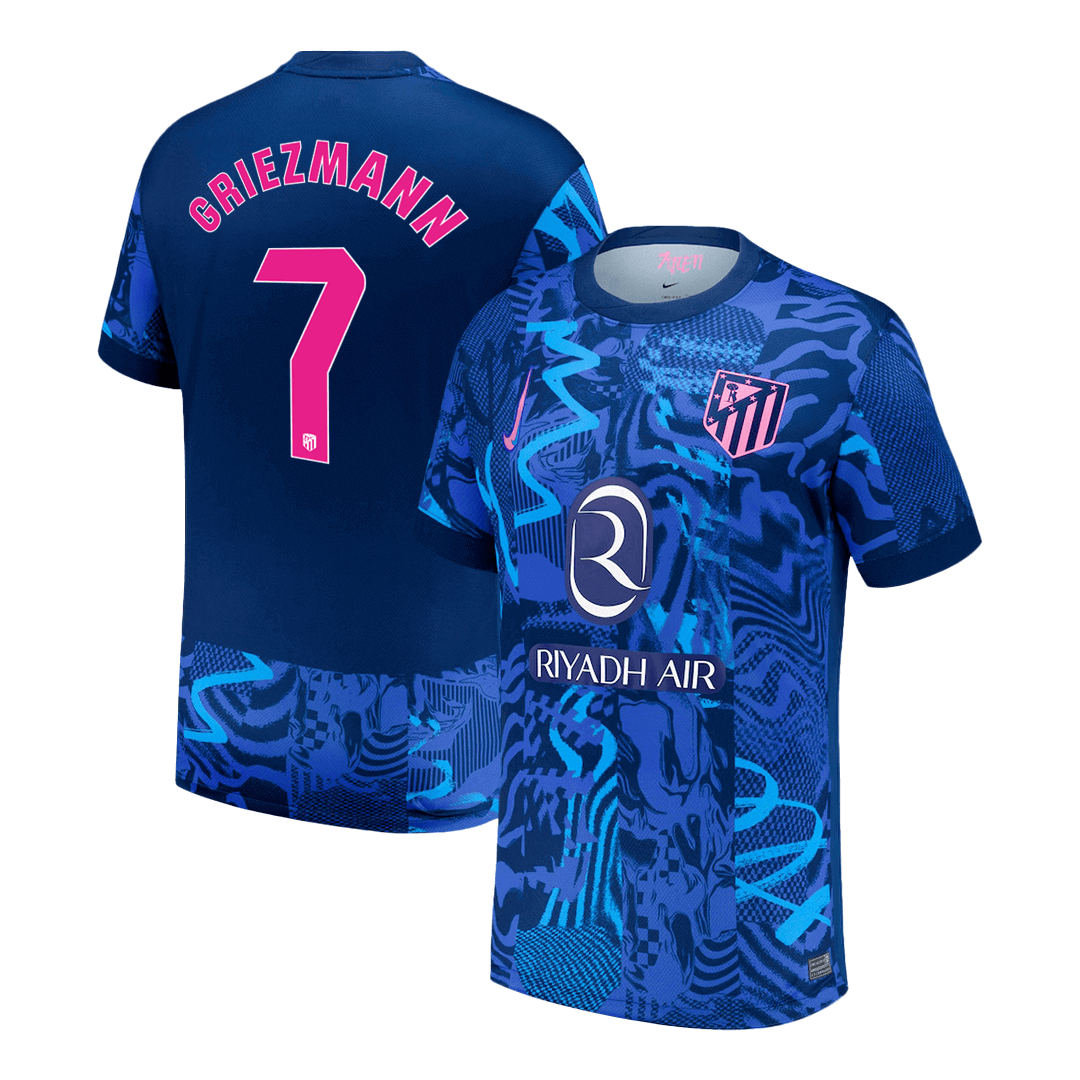 Camiseta de fútbol de visitante de GRIEZMANN #7 del Atlético de Madrid 2024/25