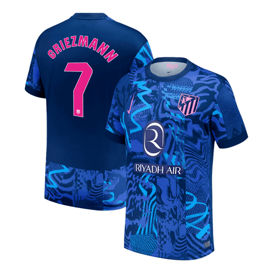 Camiseta de fútbol de visitante de GRIEZMANN #7 del Atlético de Madrid 2024/25