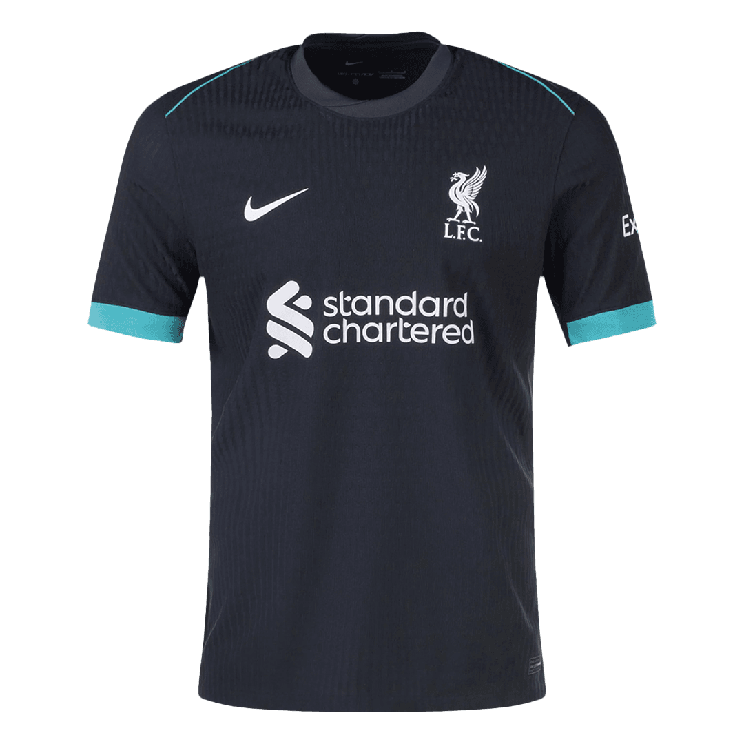 Camiseta de fútbol visitante auténtica del Liverpool 2024/25