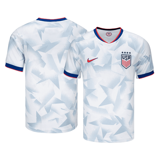 Camiseta de fútbol local de la USWNT 2025 para hombre, blanca - Equipo femenino
