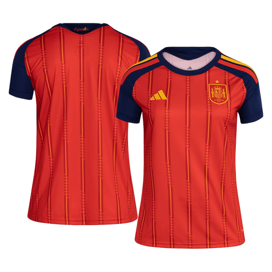 Camiseta de fútbol local de España para mujer 2026