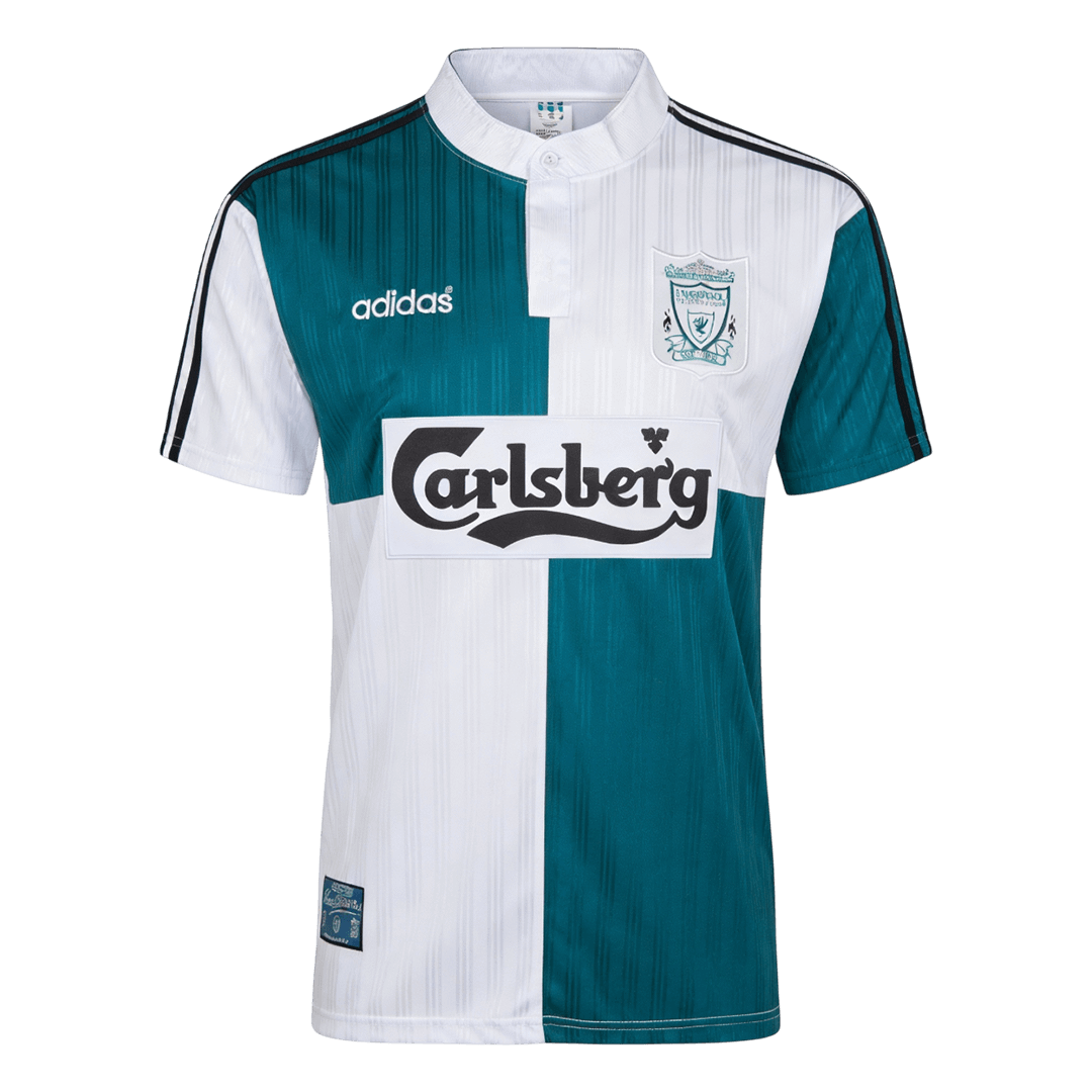 Camiseta retro de fútbol de visitante del Liverpool 1995/96