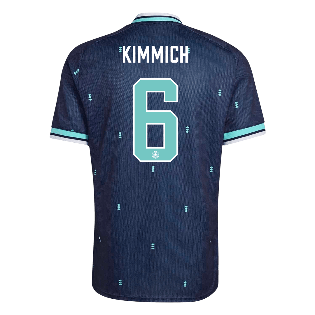 Camiseta de fútbol KIMMIC #6 Alemania, visitante, Copa Mundial 2026, azul marino