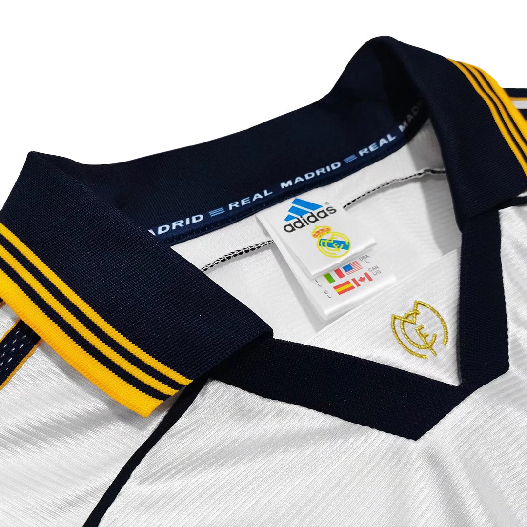 Camiseta de fútbol vintage del Real Madrid 1998/00