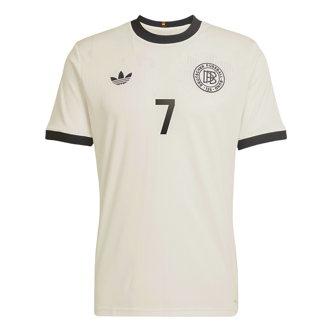 Camiseta de fútbol HAVERTZ #7 Alemania 125.º aniversario 2025 Blanca