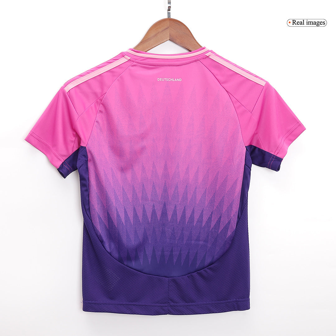Kit de fútbol visitante de Alemania para niños (camiseta y pantalón corto) Eurocopa 2024