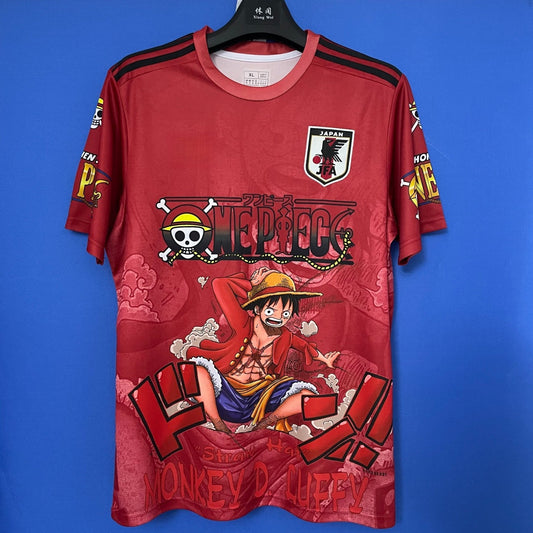 Camiseta roja especial nueva del anime japonés 25/26