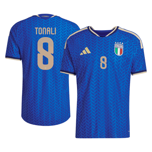 Camiseta de fútbol local auténtica de Italia TONALI #8 2026