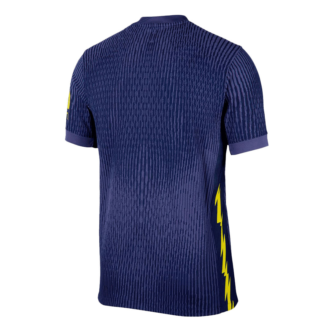 Camiseta de fútbol visitante auténtica del Atlético de Madrid 2025/26 azul marino