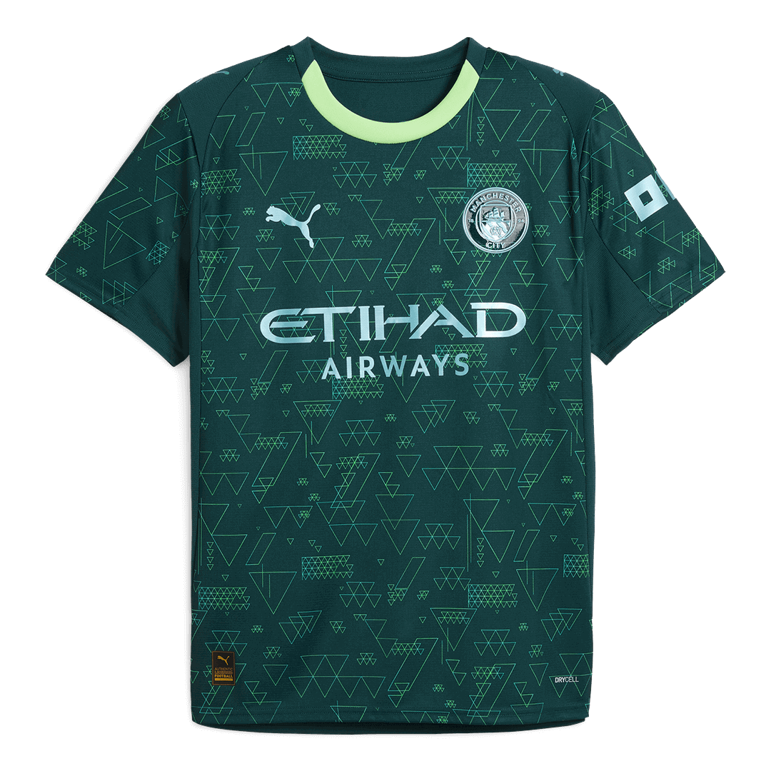 Camiseta de fútbol visitante del Manchester City 2025/26 (cuarta equipación)