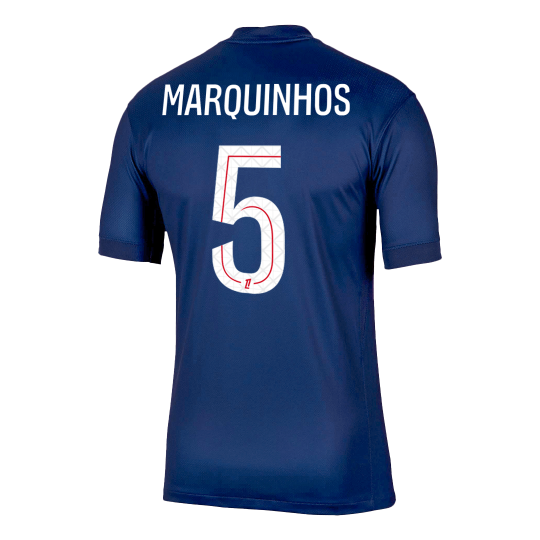 Camiseta de fútbol MARQUINHOS #5 PSG Primera equipación 2025/26 Azul marino