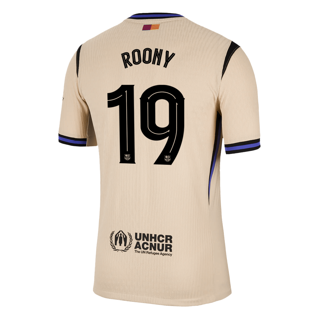 Camiseta de visitante del Barcelona Roony #19 2025/26