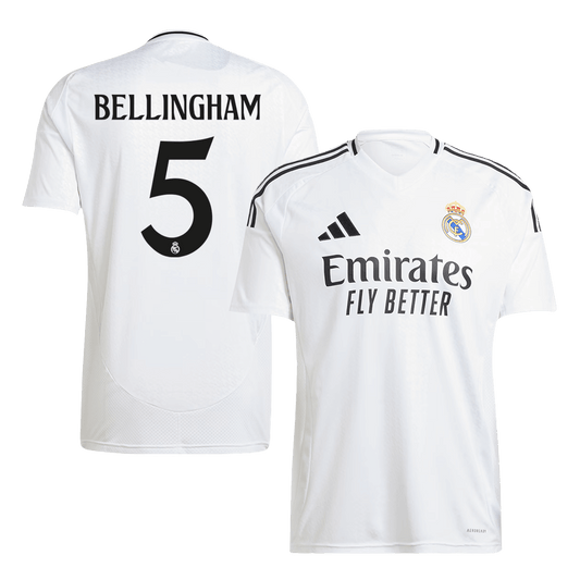 Camiseta de fútbol local del Real Madrid BELLINGHAM #5 (grande)