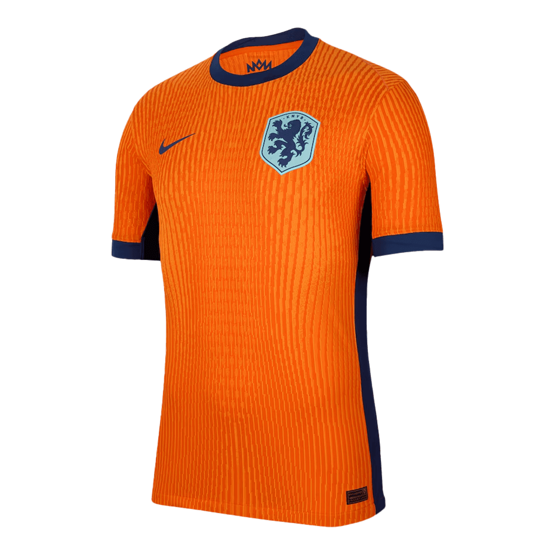 Camiseta auténtica de fútbol local de los Países Bajos para la Eurocopa 2024