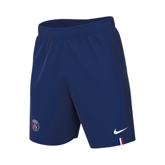 Pantalón corto de fútbol local del PSG 25/26 azul marino