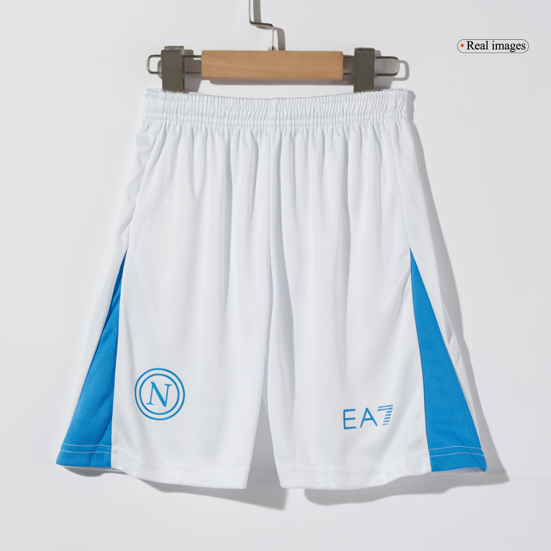 Kit de fútbol local del Napoli para niños (Kit y pantalón corto) 2024/25