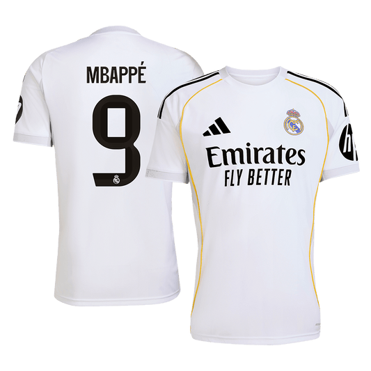 Camiseta de fútbol local del Real Madrid MBAPPÉ #9 2025/26 (Grande)