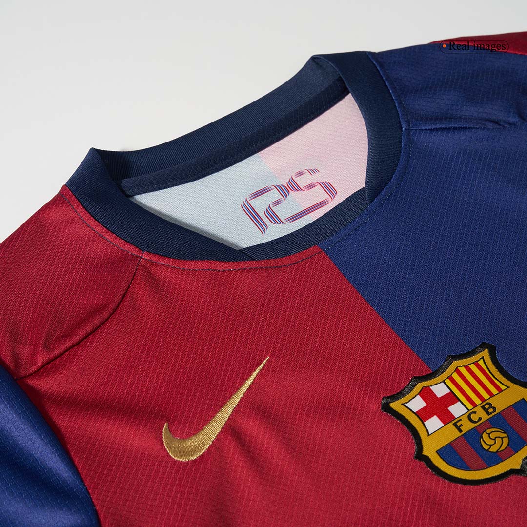 Kits de fútbol personalizados para niños del Barcelona 2024/25