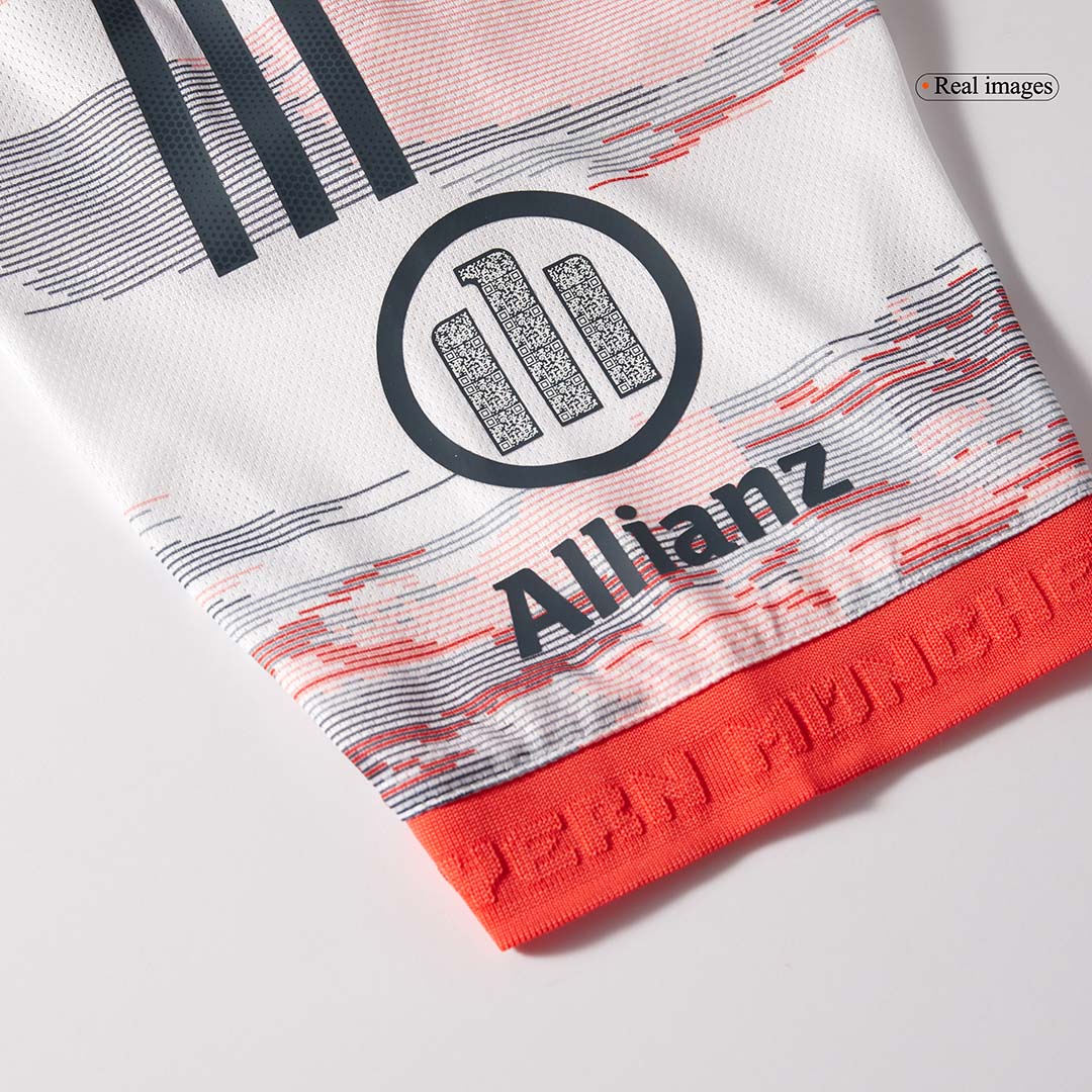Camiseta de fútbol de visitante auténtica OLISE #17 del Bayern Múnich 2025/26