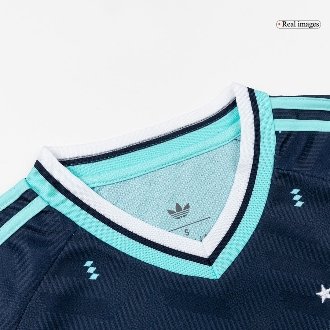 Camiseta de fútbol de visitante de Alemania WIRTZ #17 para el Mundial 2026, color azul marino