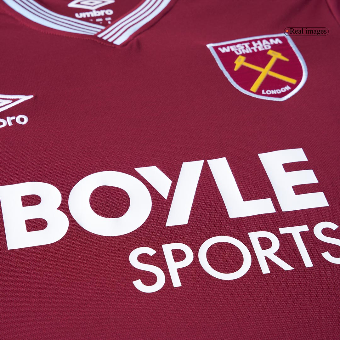 Camiseta de fútbol local del West Ham United 2025/26