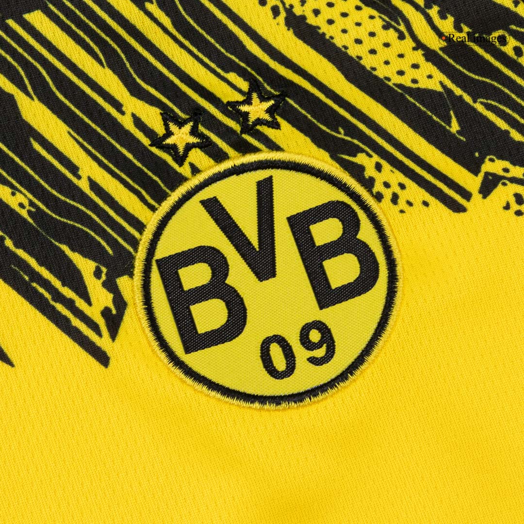 Kit de camiseta de fútbol local del Borussia Dortmund para niños (camiseta, pantalón corto y calcetines) 2025/26