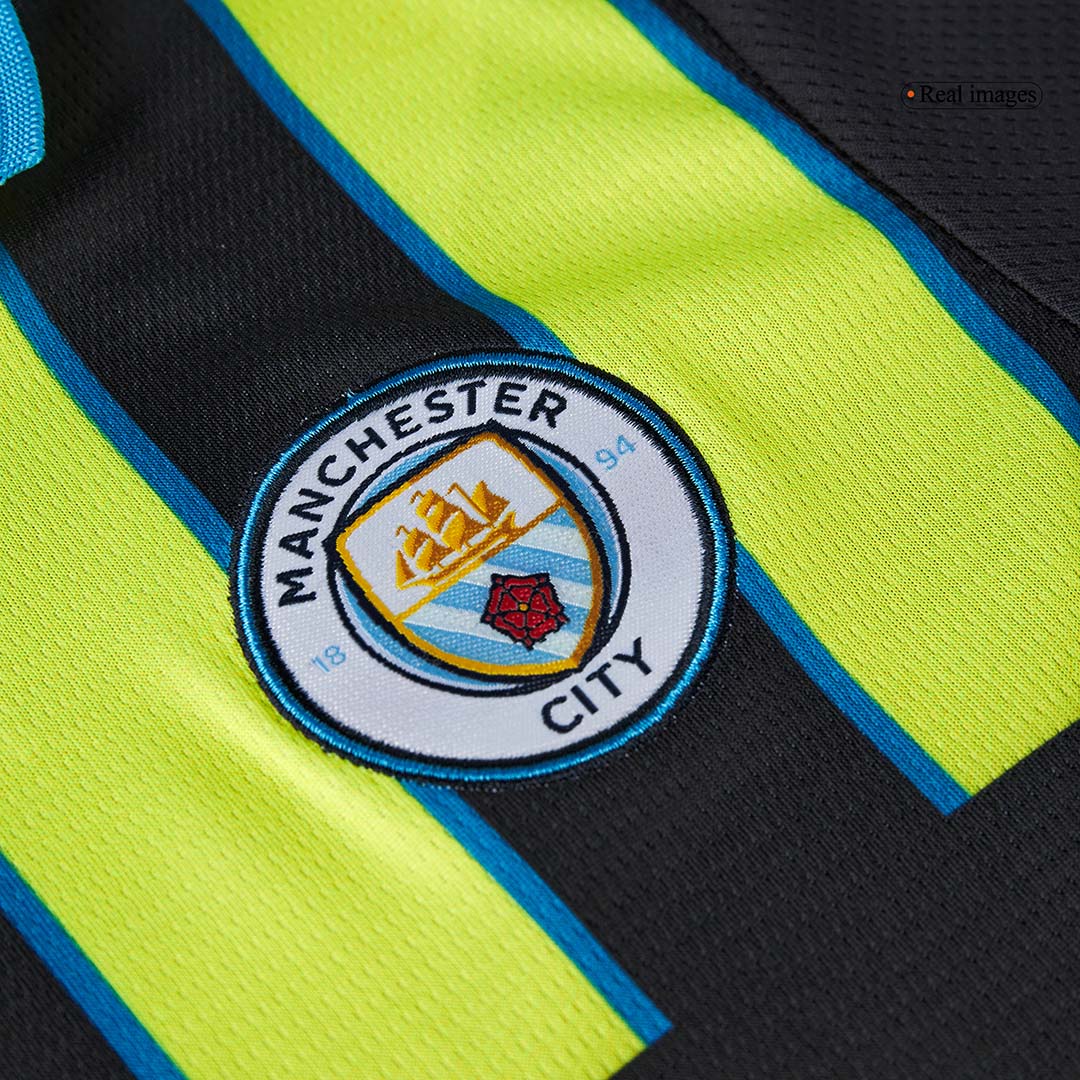 Kit de visitante del Manchester City para niño (camiseta y pantalón corto) 2024/25