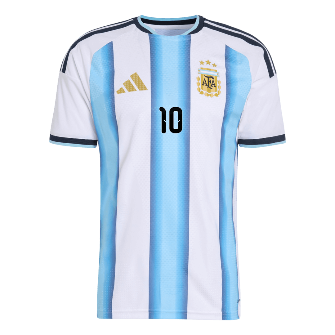 Camiseta de local de Argentina para hombre, MESSI #10, Copa Mundial 2026, versión de fútbol - Ajuste entallado