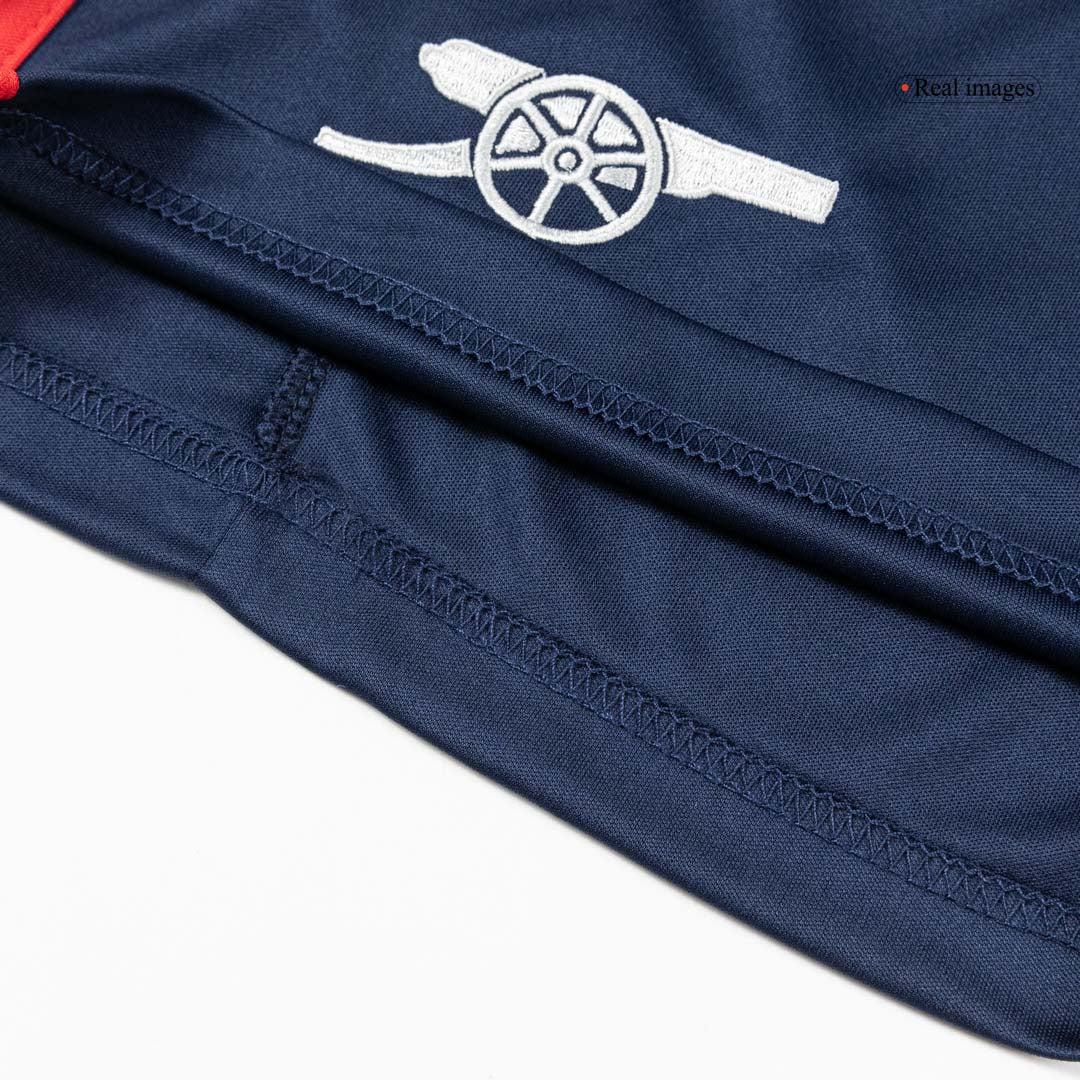 Kit de visitante del Arsenal (Kit y pantalón corto) 2025/26, azul