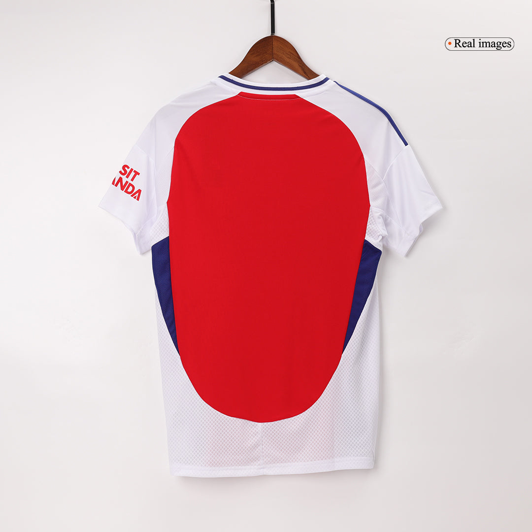Camiseta de fútbol local del Arsenal RICE #41, roja
