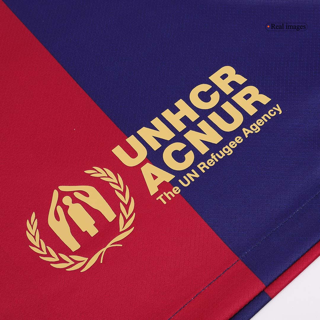 Camiseta de fútbol local del Barcelona GAVI #6 2024/25 - Logotipo de Spotify sin texto