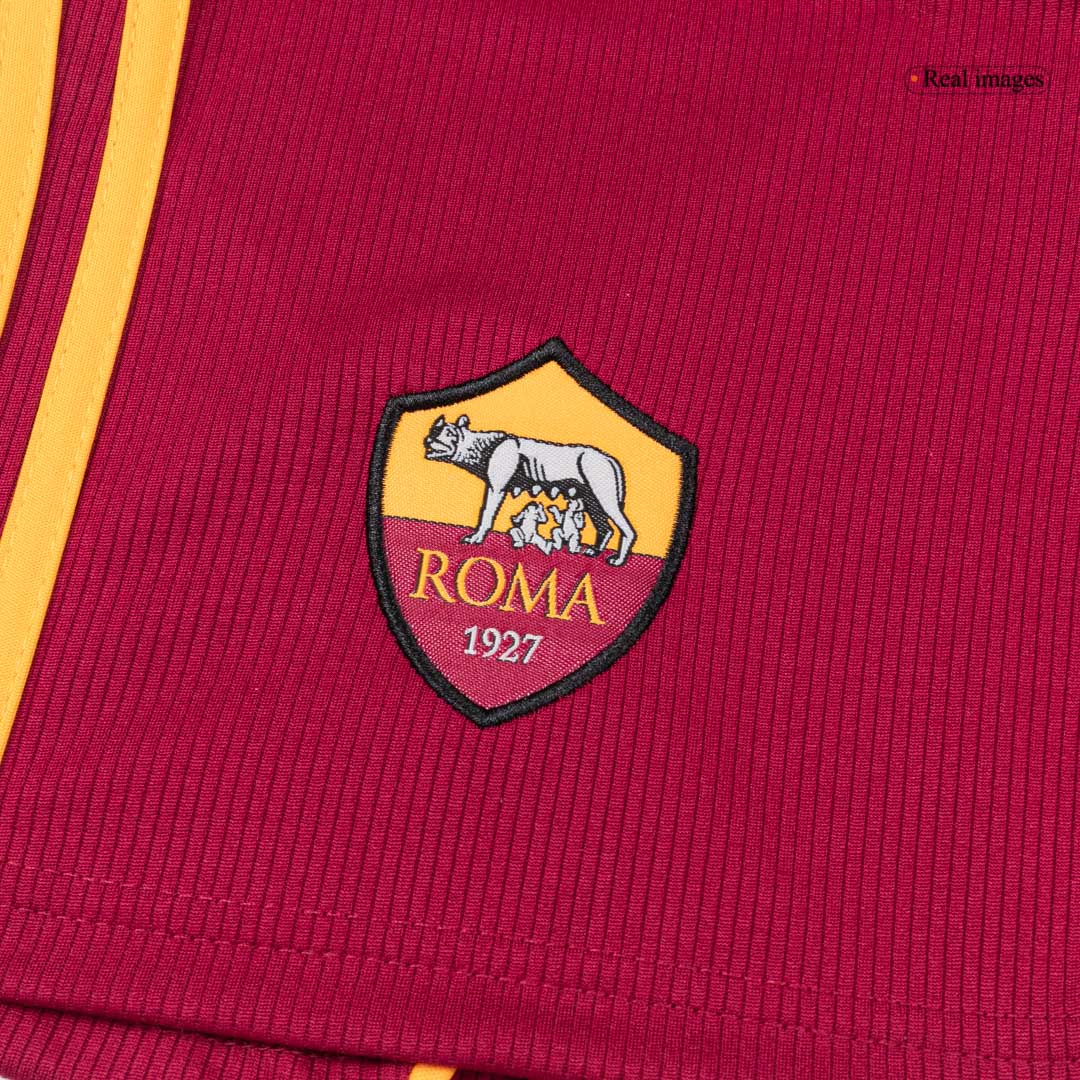 Kit de fútbol local de la Roma para niños (Kit y pantalón corto) 2025/26