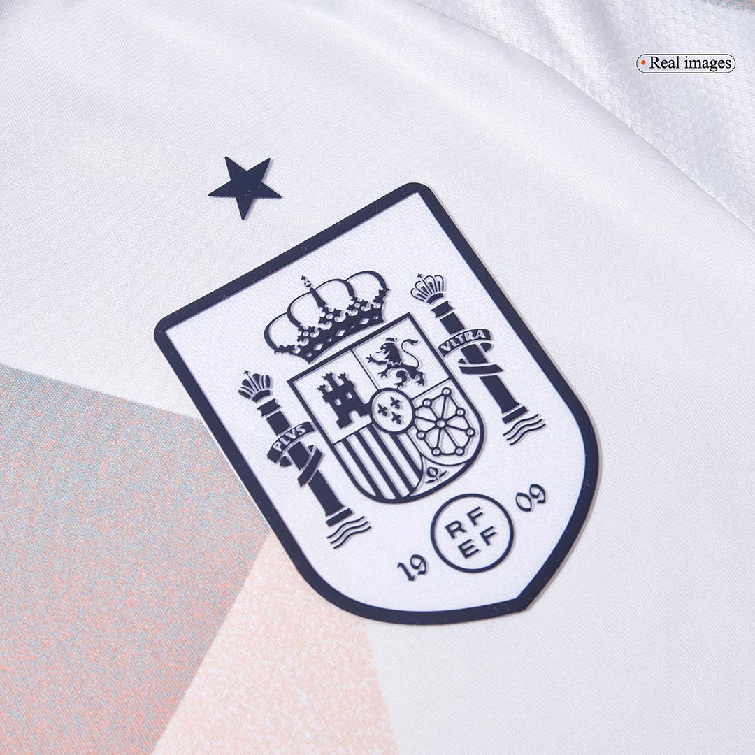 Camiseta de fútbol visitante de España 2025 para hombre - Eurocopa femenina
