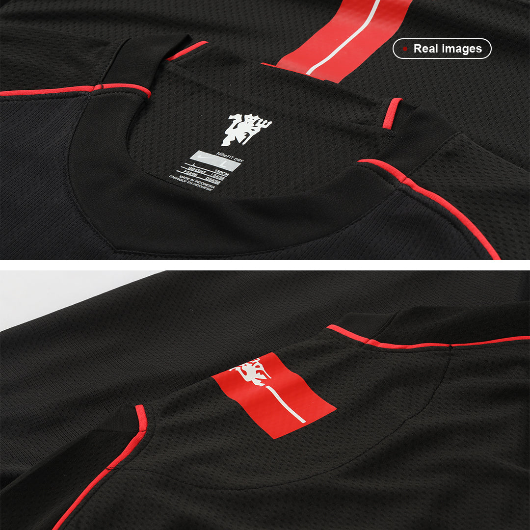 Camiseta de fútbol retro de visitante del Manchester United SCHOLES #18 2007/08