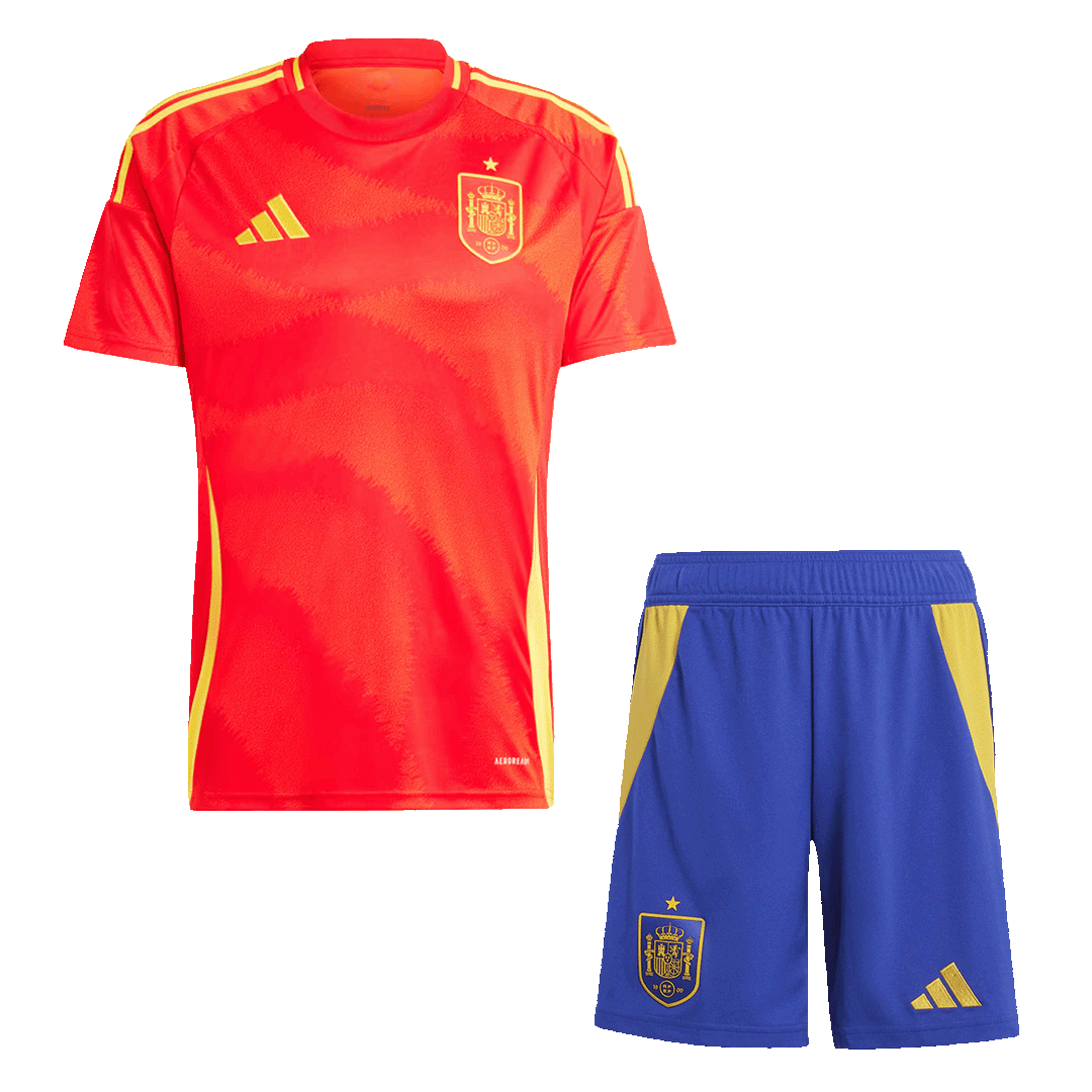 Kit de fútbol local de España (Kit y pantalón corto) para la Eurocopa 2024