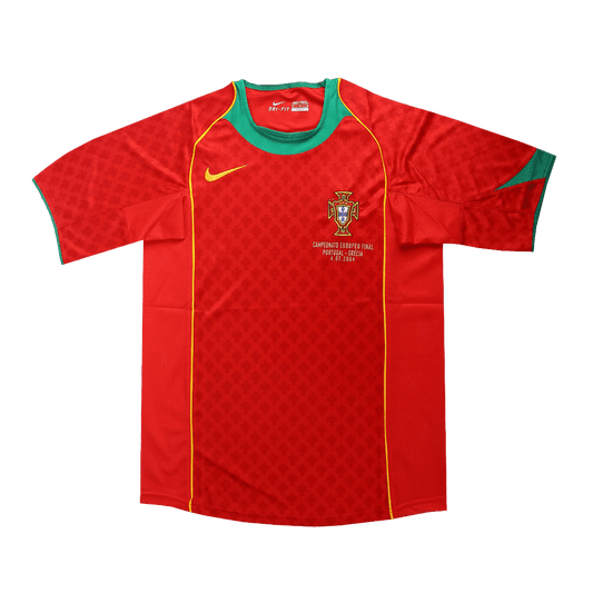 Camiseta retro de fútbol local de Portugal 2004 - Final de la Eurocopa