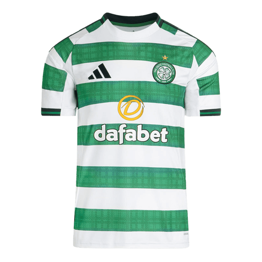 Camiseta de fútbol local del Celtic 2025/26 verde y blanco